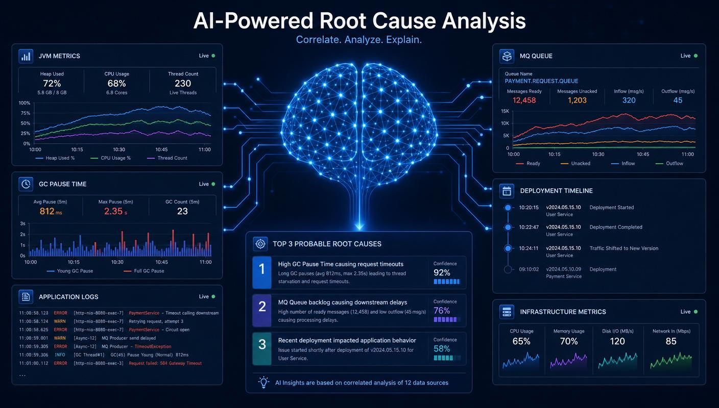 Cutting JBoss Incident MTTR with AI-Powered Root Cause Analysis