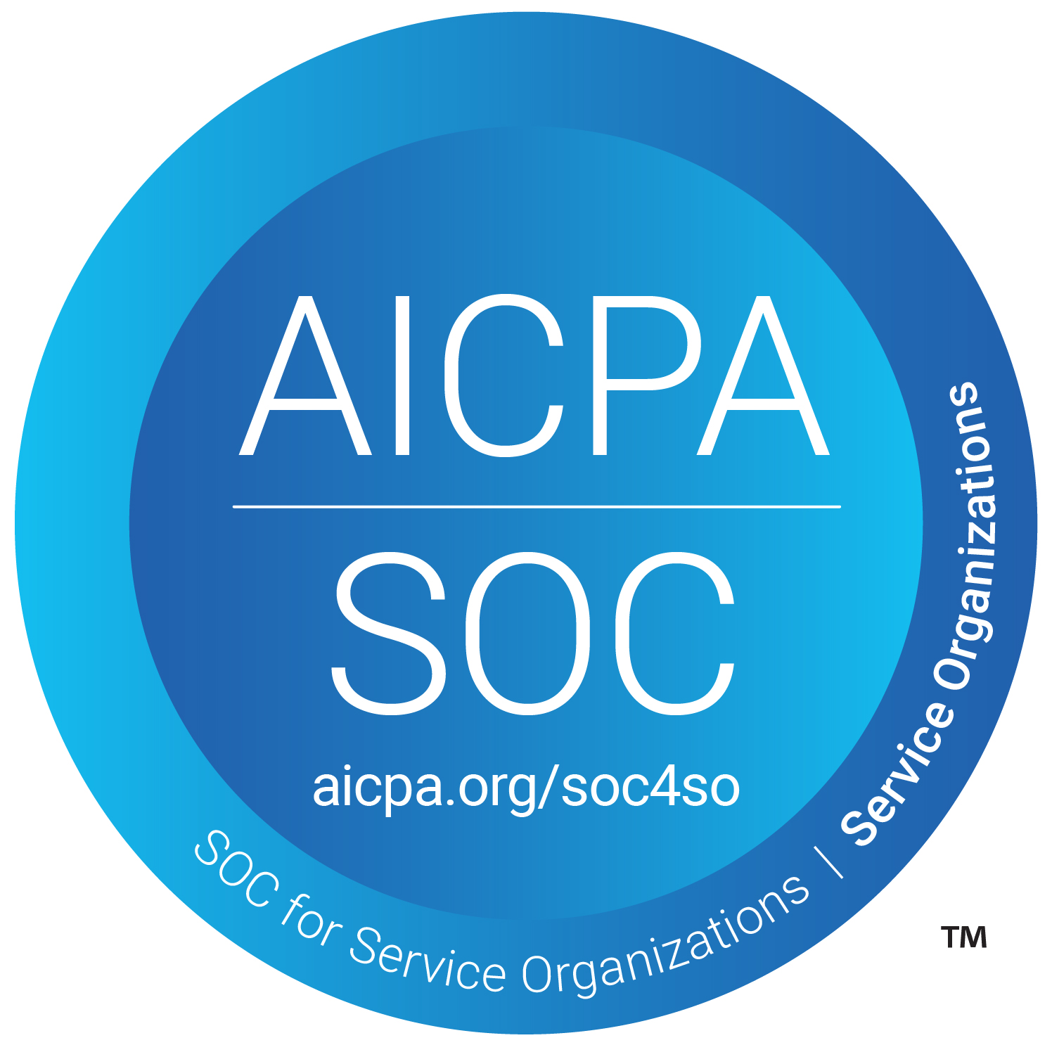AICPA SOC 2 for Service Organizations badge